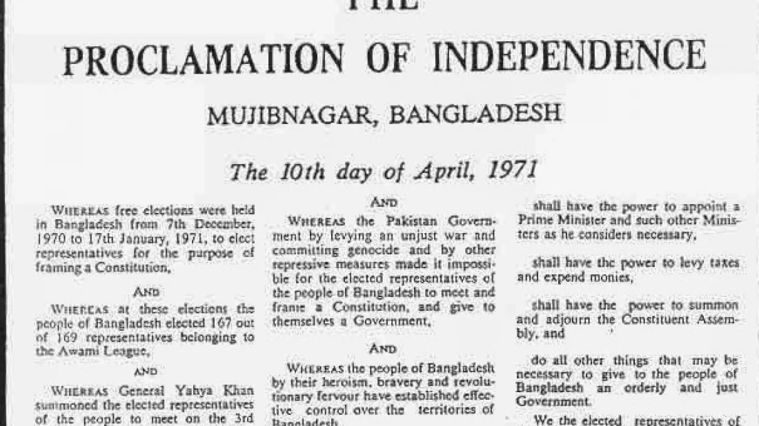 Proclamation of Independence