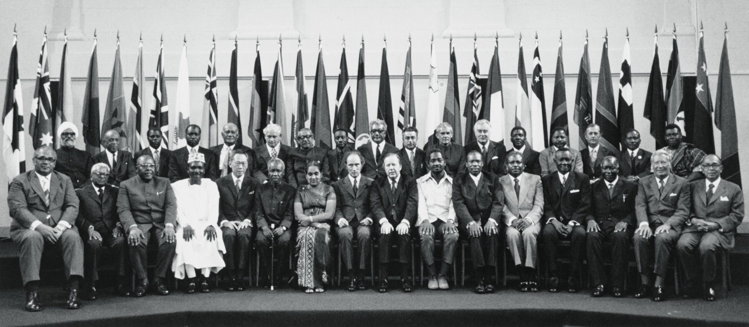 Mujibur Rahman and Pierre Elliot Trudeau