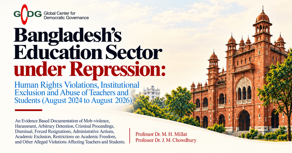 Bangladesh’s Education Sector under Repression – GCDG human rights report 2026